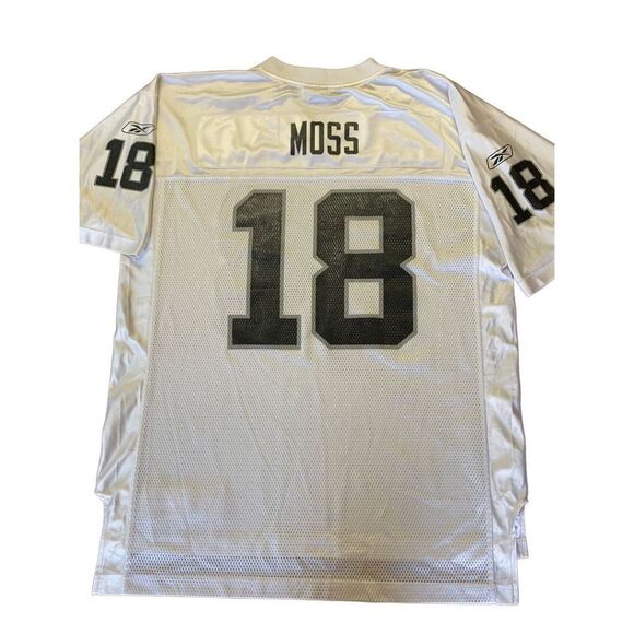 Reebok NFL Randy Moss 18 Raiders Jersey XL Football - Picture 3 of 9